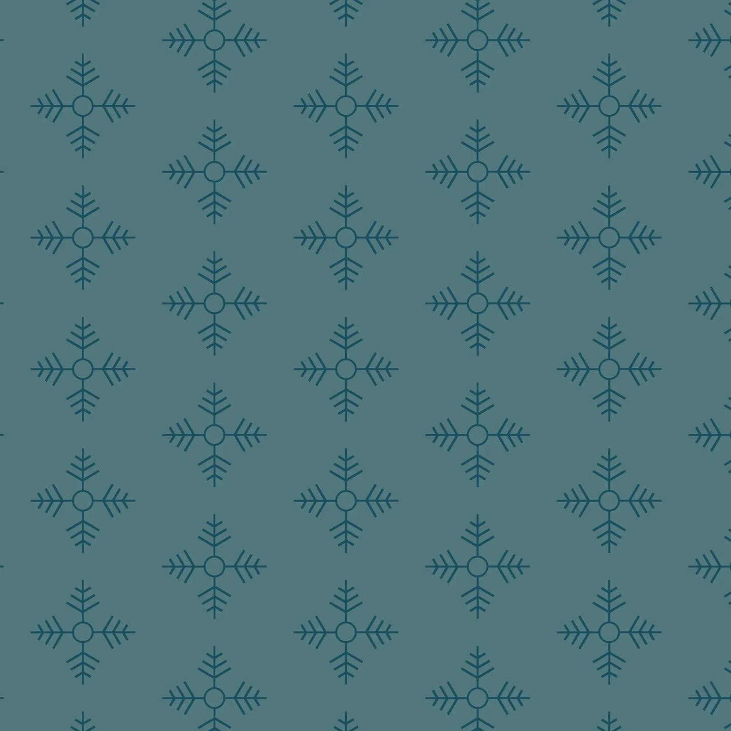 Snowflake Holiday Gift Wrap