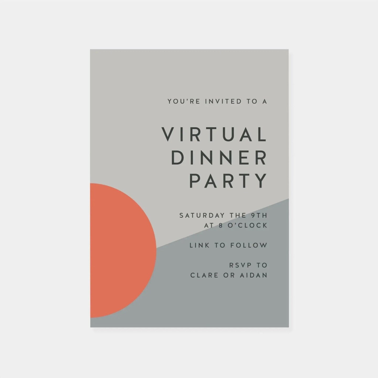 Deco Circle Event Invitation
