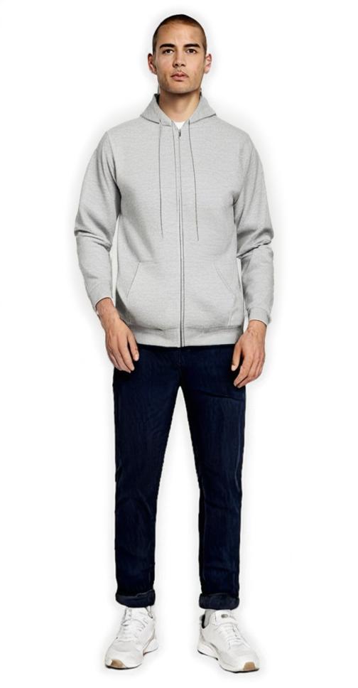 Gildan&#xAE; Classic Fit Full-Zip Hooded Sweatshirt