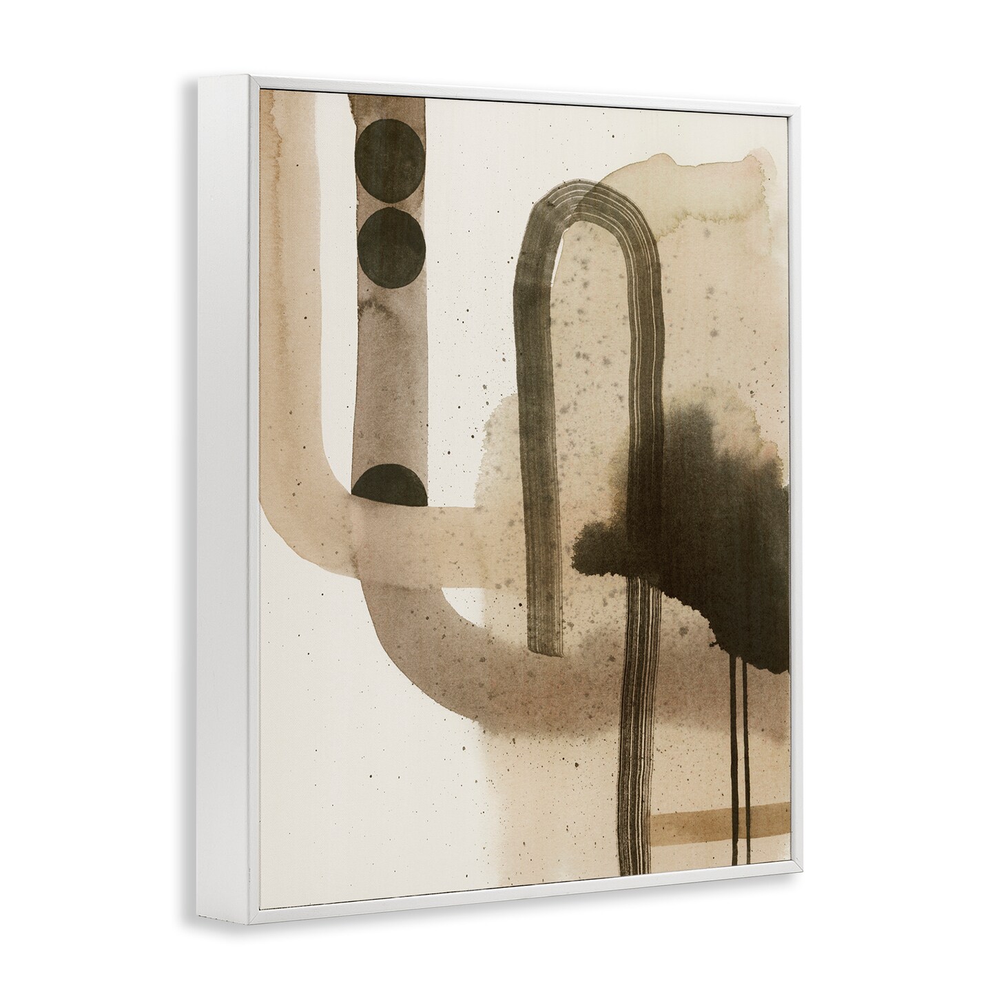 Stupell Industries Curved Neutral Arches Framed Giclee Wall Art Design by Grace Popp