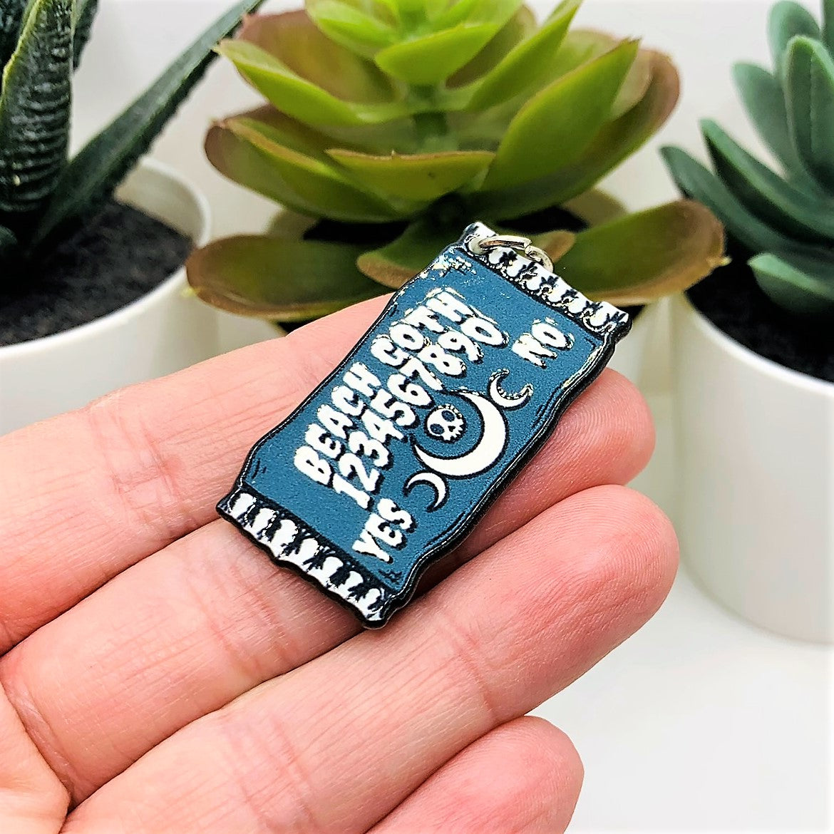 1, 4 or 20 Pieces: Spooky Summer Ouija Towel Charms - Double Sided
