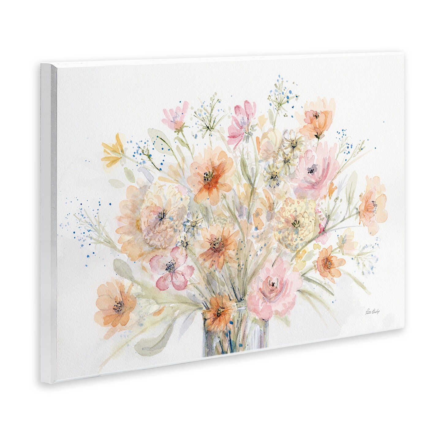Stupell Industries Blush Pink Bouquet Wall Plaque Art Design by Patti Bishop