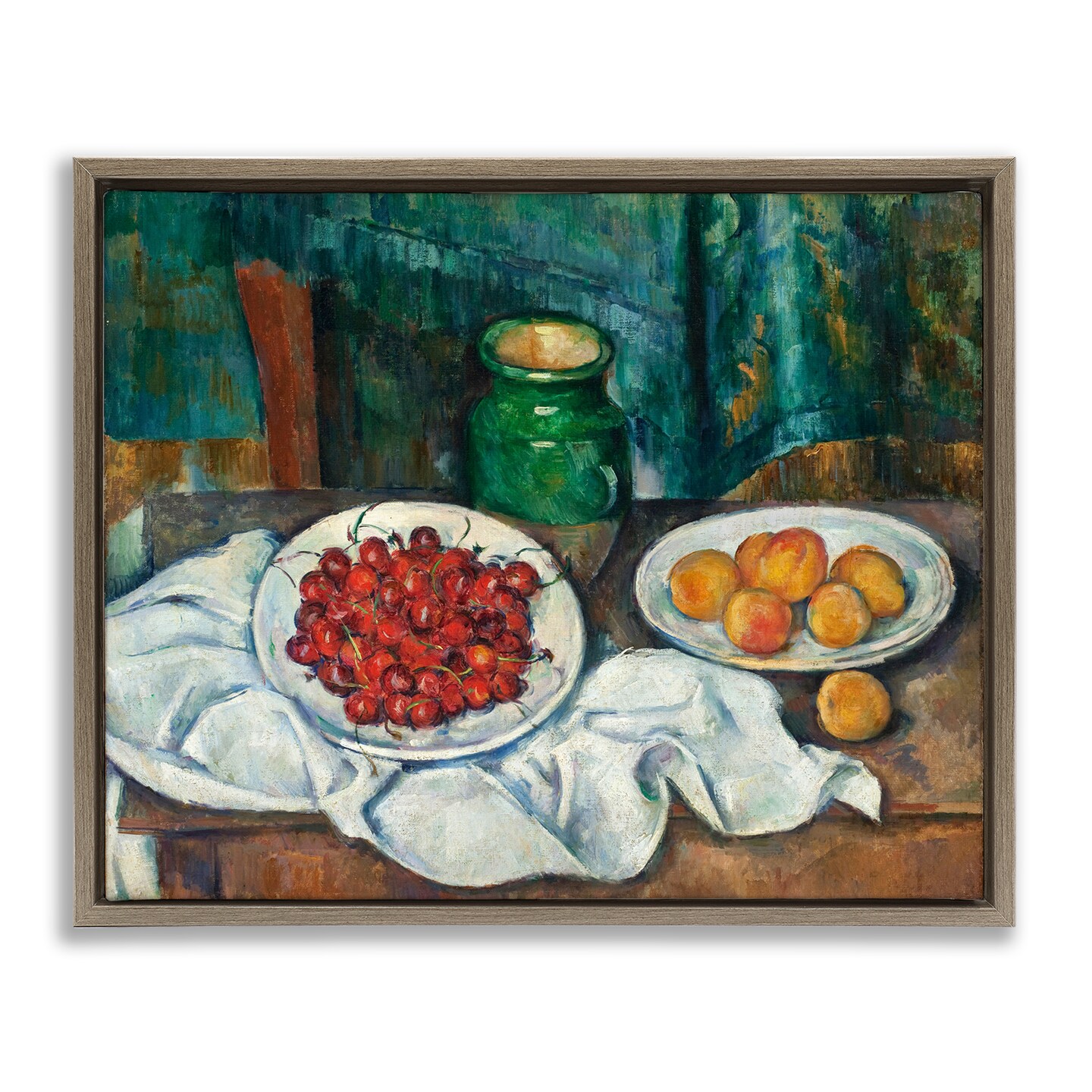 Stupell Industries Classical Fruit Still Life Framed Floater Canvas Wall Art Design by one1000paintings