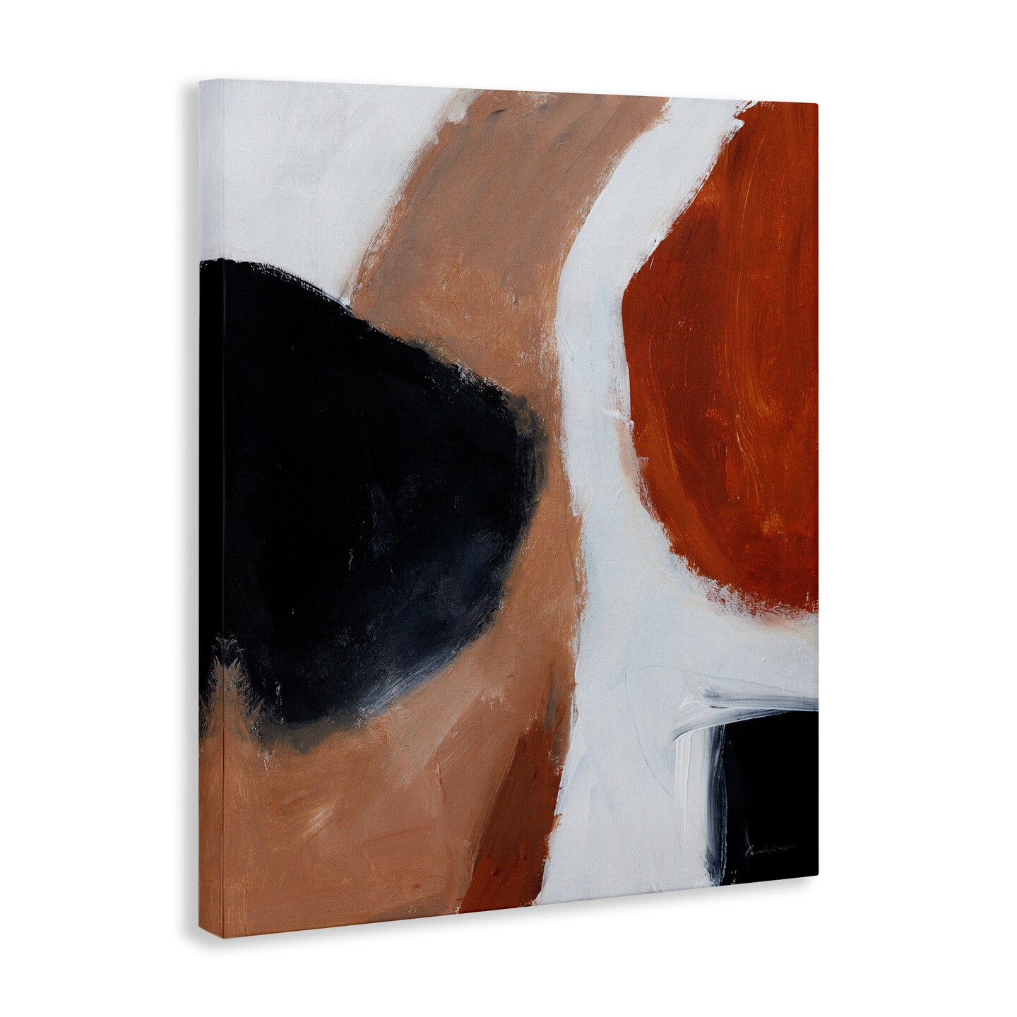 Stupell Industries Rare Earth Tones Abstract Canvas Wall Art Design by Pamela Munger