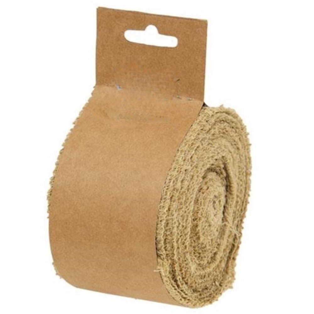 Burlap Ribbon With Reinforced Edges