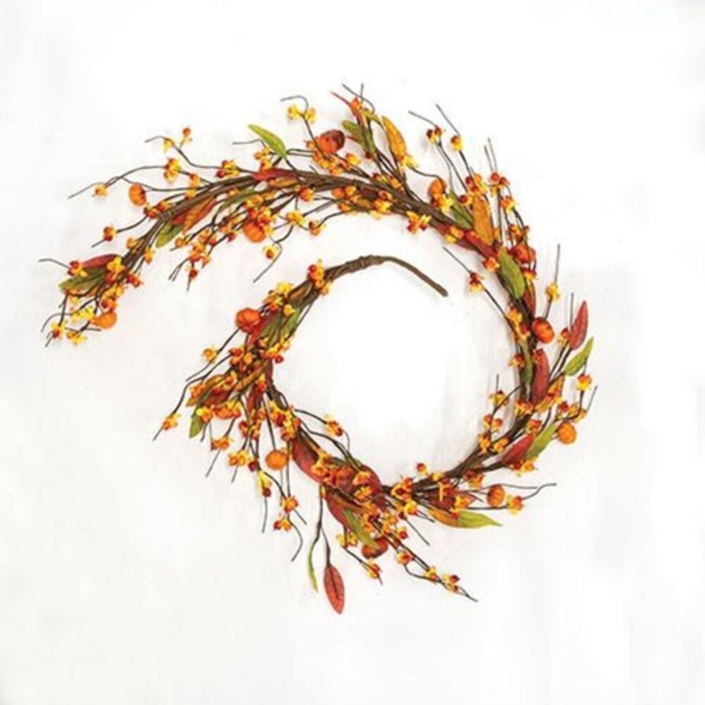 Barnyard Bittersweet &#x26; Pumpkins Garland 5ft