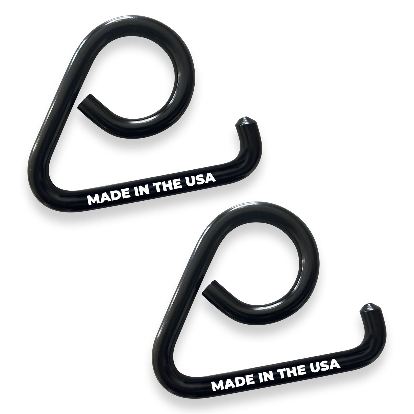 Resistance Band Bar Collar Hooks | Fitness Handles, Workout Bar Attachment, Use with Any 2" Olympic Bar | USA MADE, Fitness Accessories for Home Gym