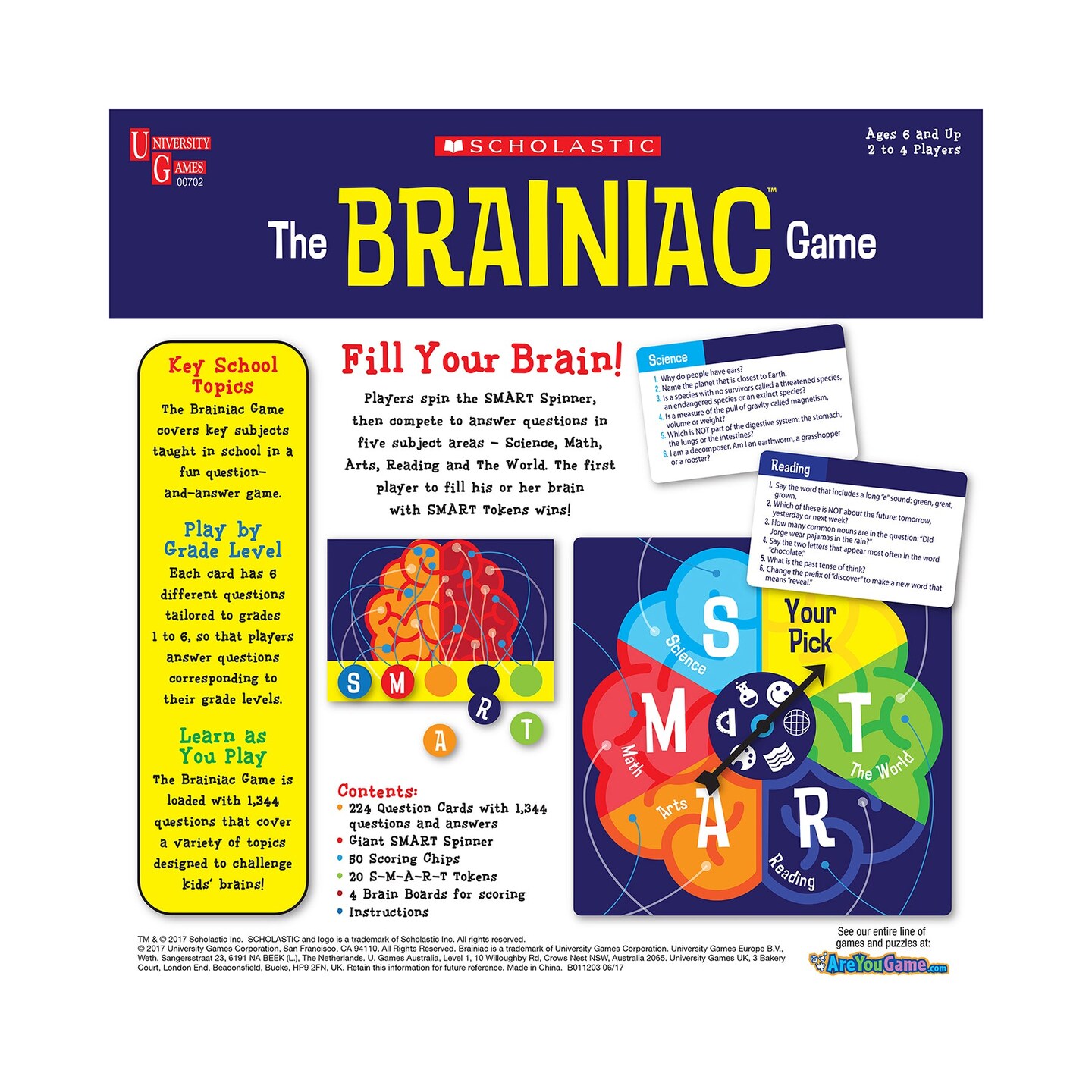 Scholastic&#xAE; The Brainiac&#x2122; Game