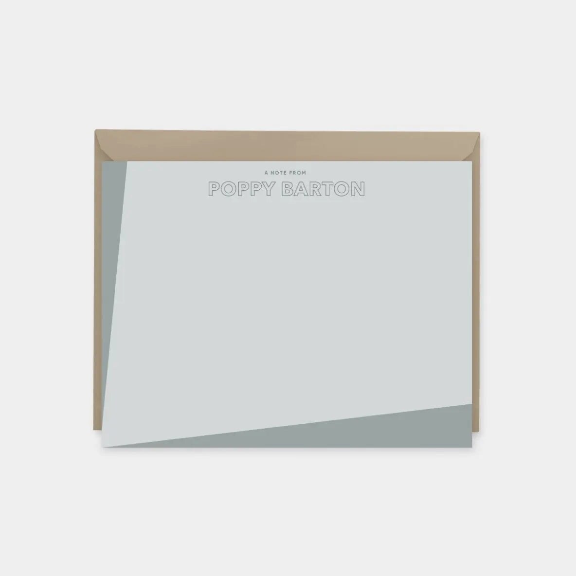 Color Block Note Cards X