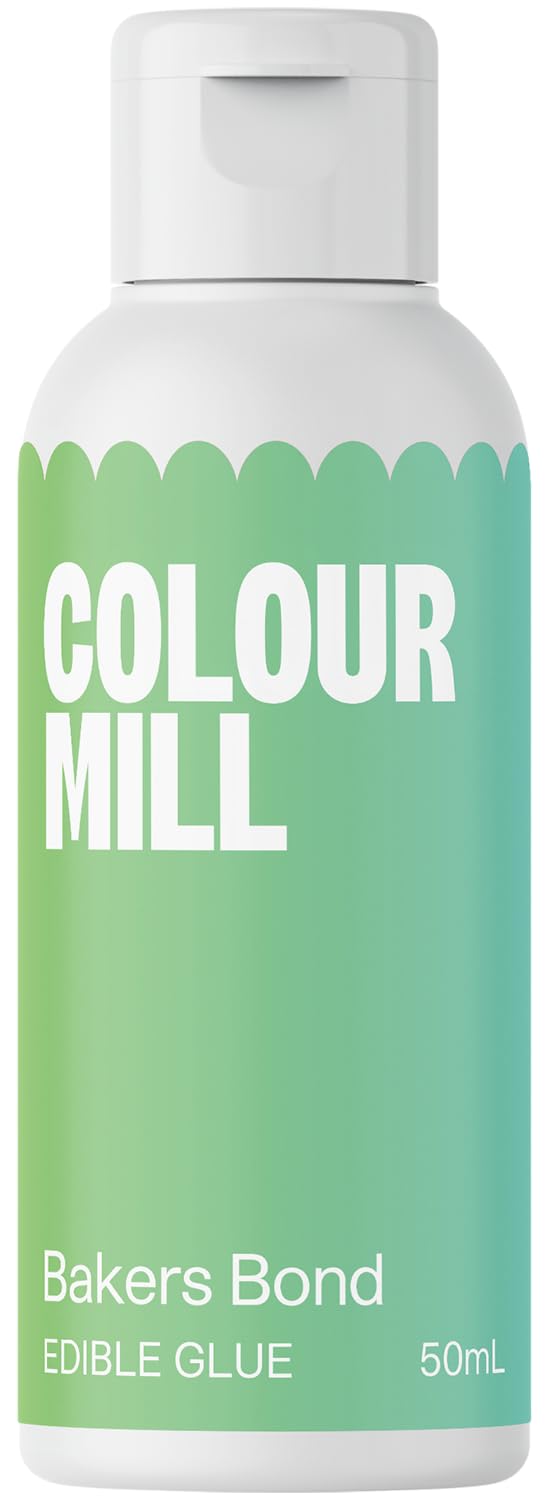 Edible Glue Cookie Decorating Supplies – 50 ML - Edible Adhesive for Baking, Decoration Bonding Gingerbread Frosting Decorating Supplies – Use with Fondant, Gum Paste, Chocolate, Marzipan