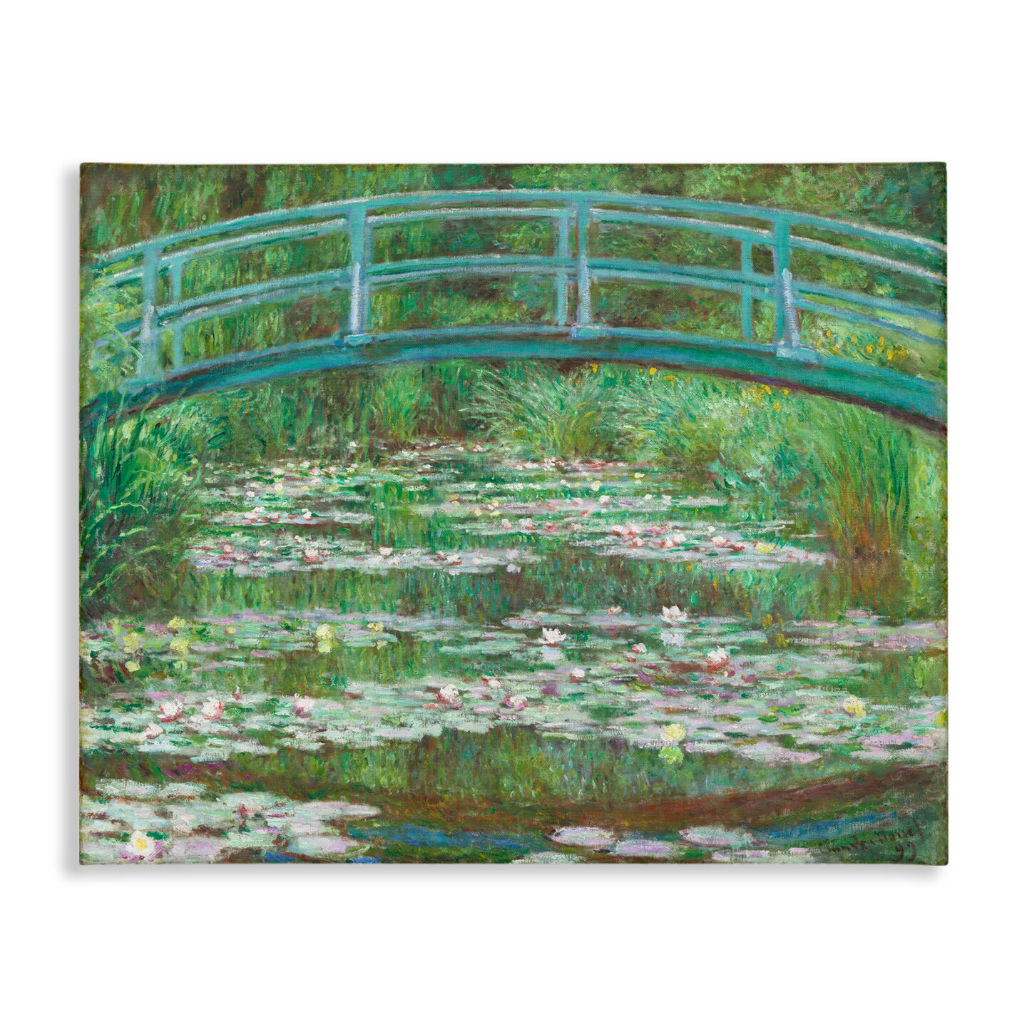 Stupell Industries Classic Monet Japanese Footbridge Canvas Wall Art Design by one1000paintings