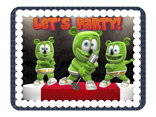 Gummibar and Friends&#xAE; You&#x27;re a Rock Star Edible Cake Topper