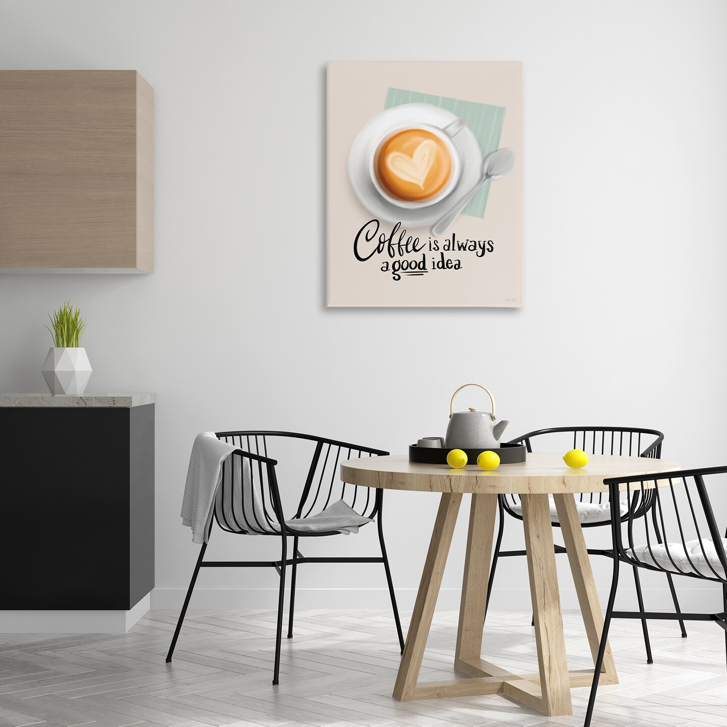 Stupell Industries To The Fridge & Back Phrase 木製ウォール