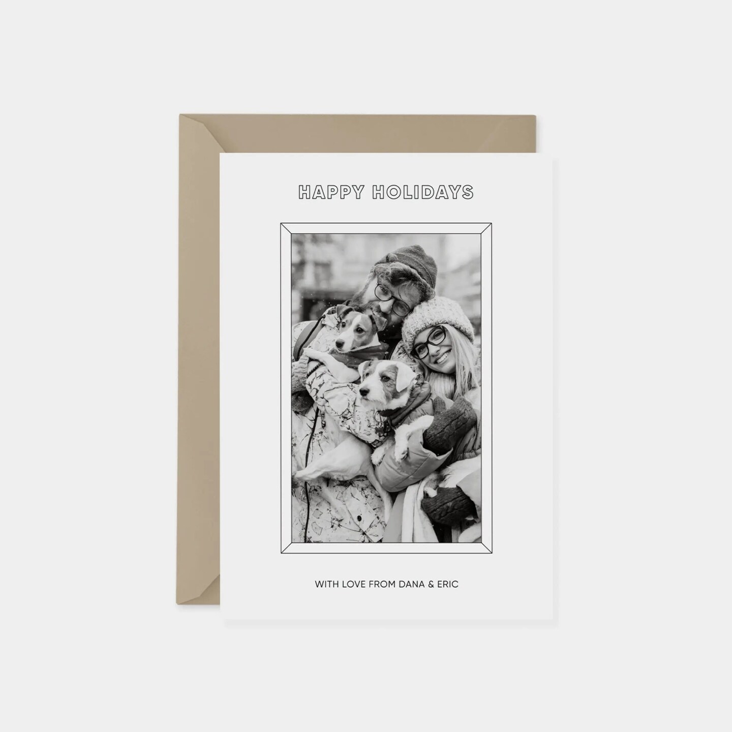 Holiday Photo Card, Minimal Elegant