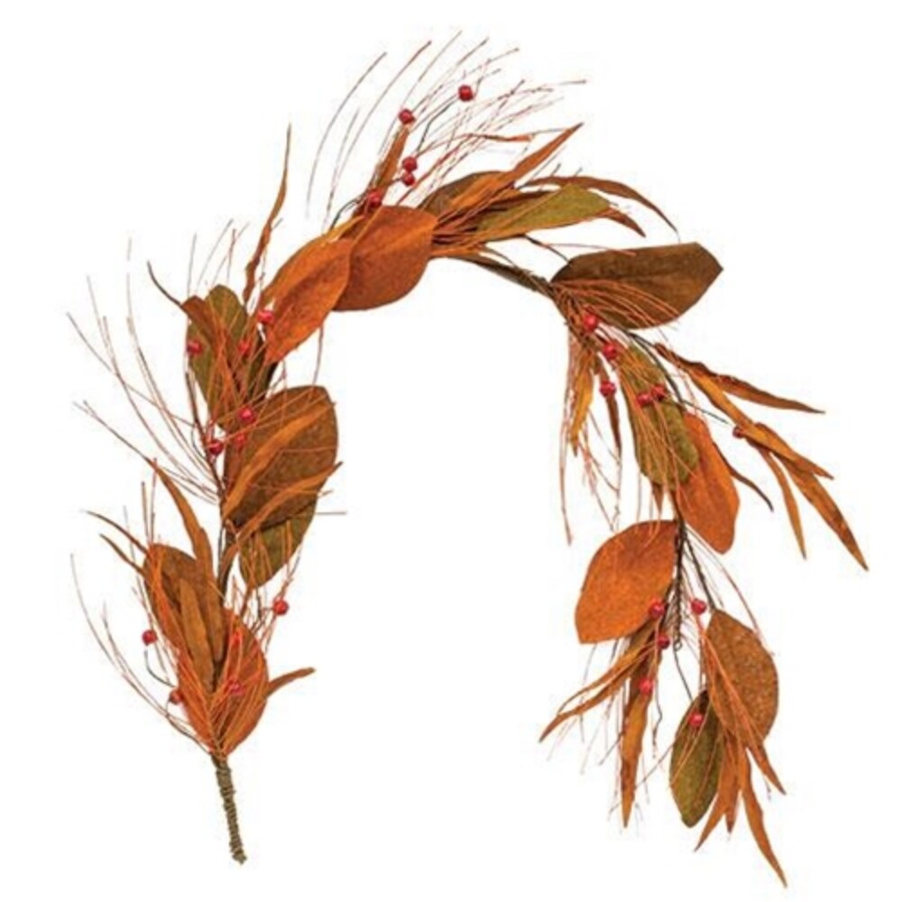 Fall Magnolia Pine &#x26; Podka Garland