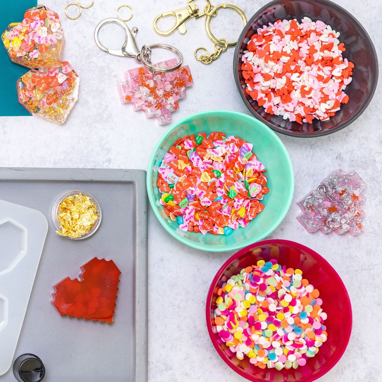 Resin Craft By Me&#x2122; Confetti Discs Polymer Clay Fake Sprinkles