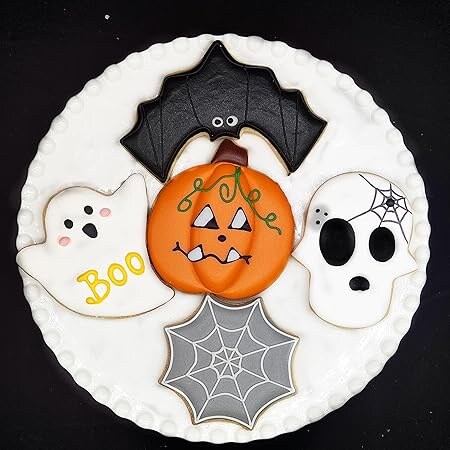 Thanksgiving Cookie Cutter Set &#x2013; 6 Fall Shapes Cookie Cutters with Decorating Instructions