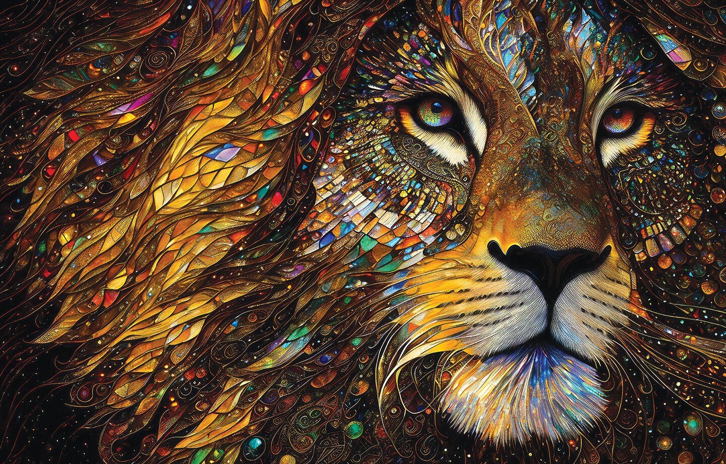 Sunsout King of the Jungle 550 pc   Jigsaw Puzzle 71339