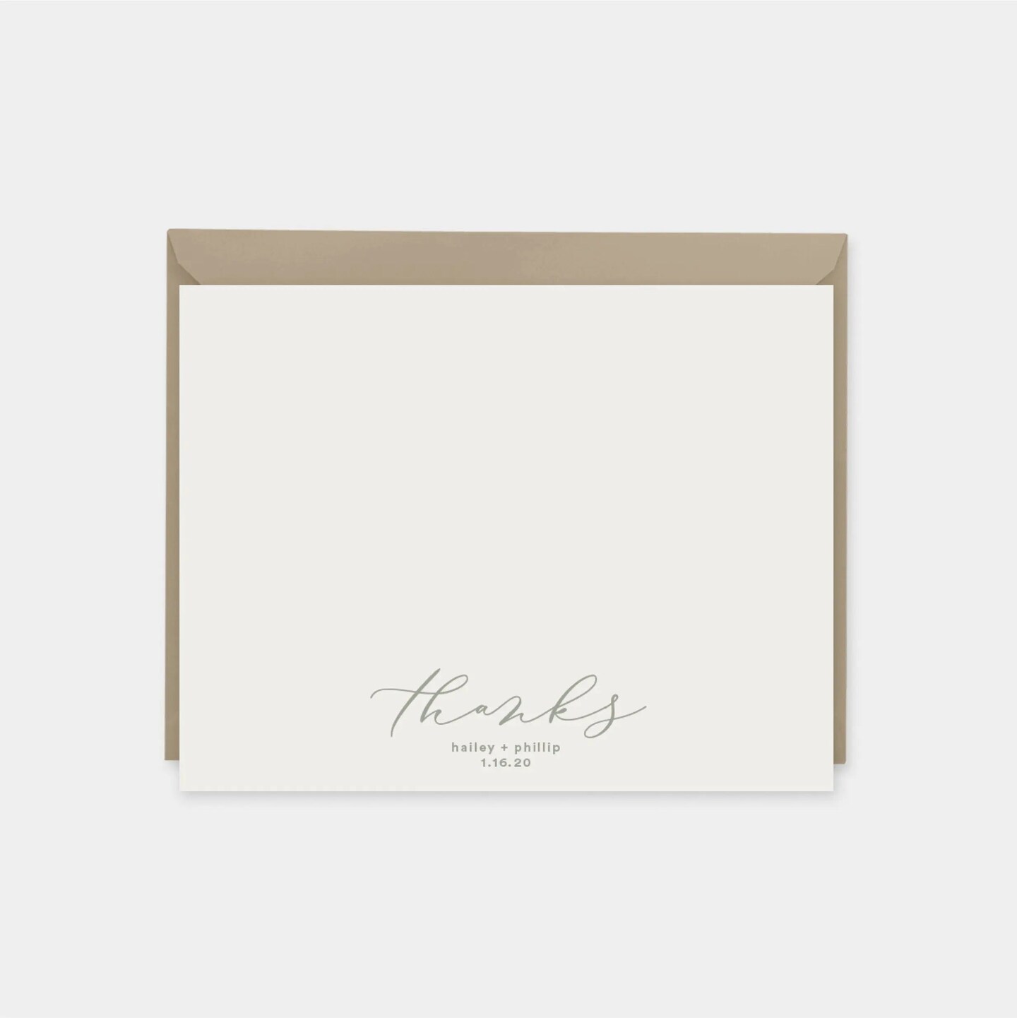 Thanks Script Note Cards IV