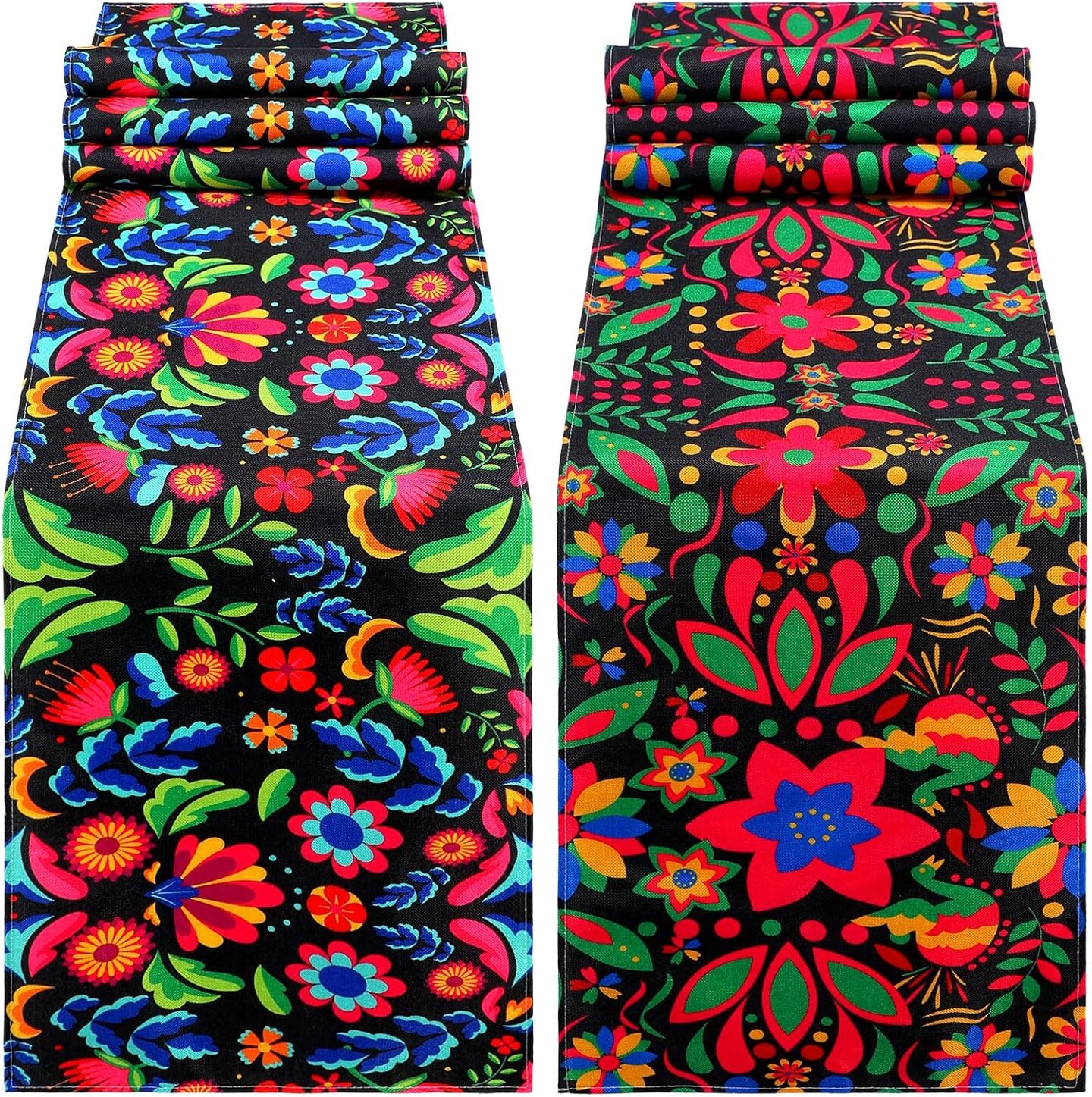 2 Pieces Day of The Dead Table Runner