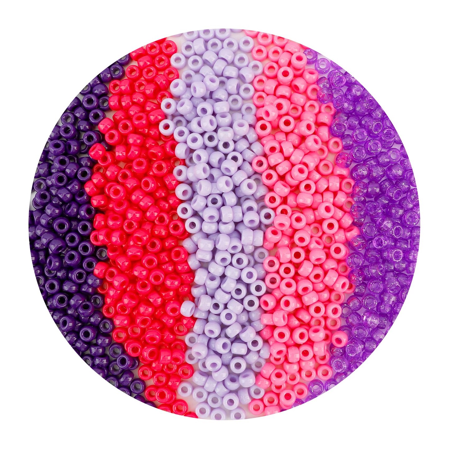 QPIXVB 1100pcs Pony Beads,Craft Beads,Hair Beads,Purple Beads for Bracelets,Christmas Beads,Small Bulk Beads,Beads &#x26; Bead Assortments,Bracelet Beads,Kandi Bracelet,Cuentas Para Pulseras