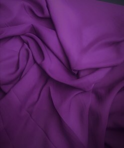 1 Yard Plum Chiffon Fabric for Dresses, Sewing Crafts, Sheer Overlays, Decor, Veils 60 Inch Width