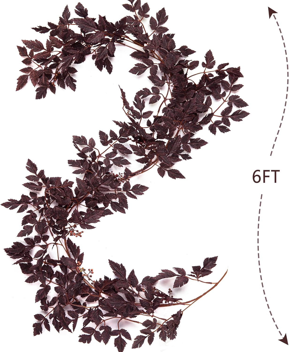 Artificial Fall Leaf Garland - 6 Ft