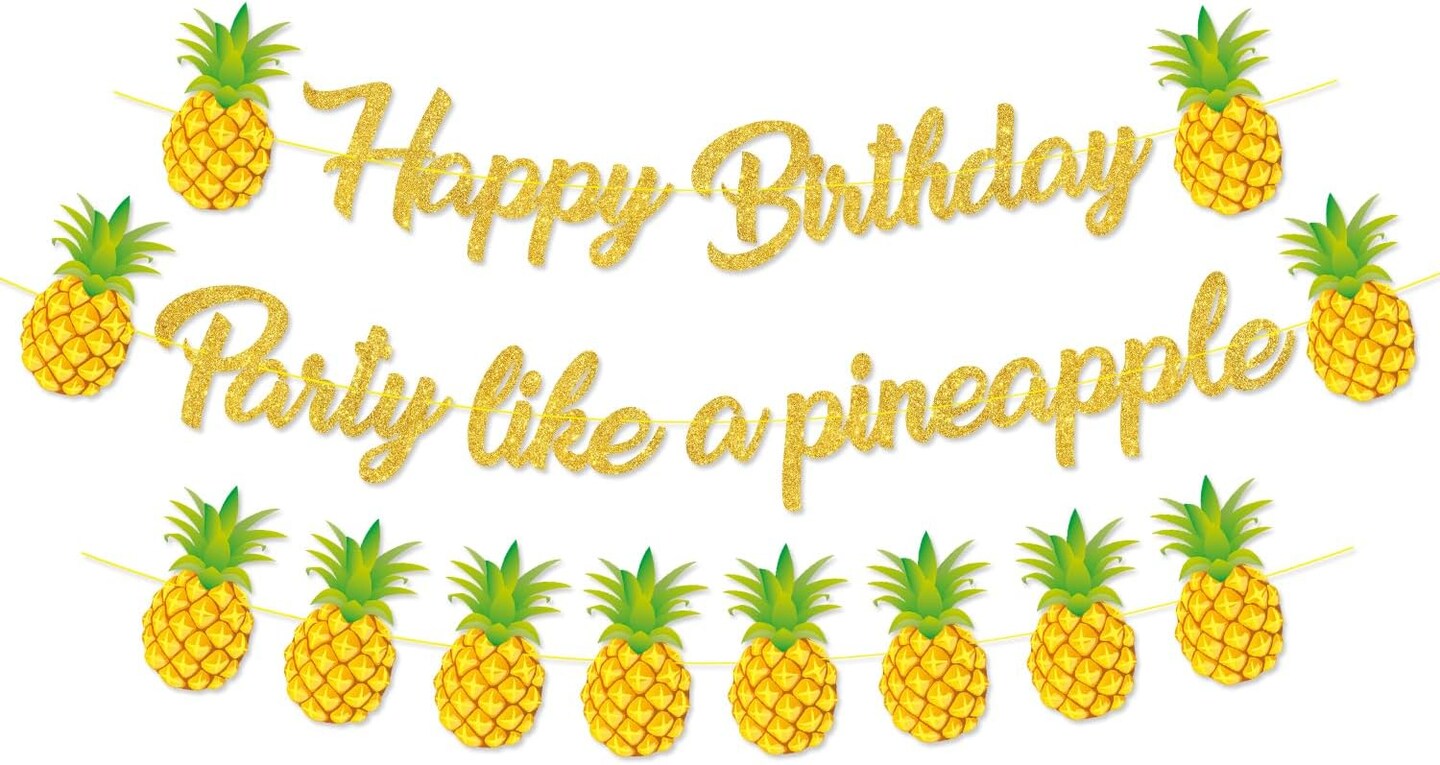 Party Like A Pineapple Banner