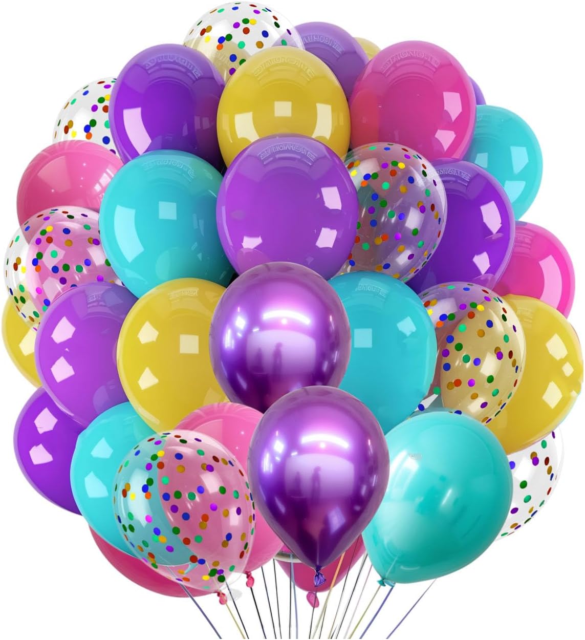 300 Pcs Mermaid Balloons Set