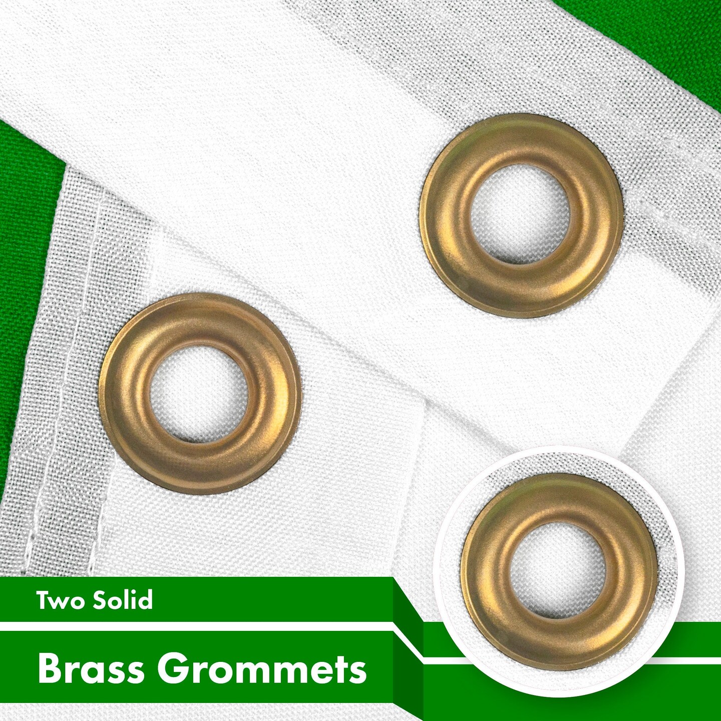 Nigeria (Nigerian) Flag 150D Printed Polyester 3x5 Ft