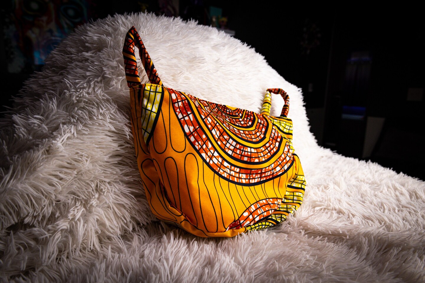 Handmade Yellow Rustic Fabric Handbag MakerPlace by Michaels