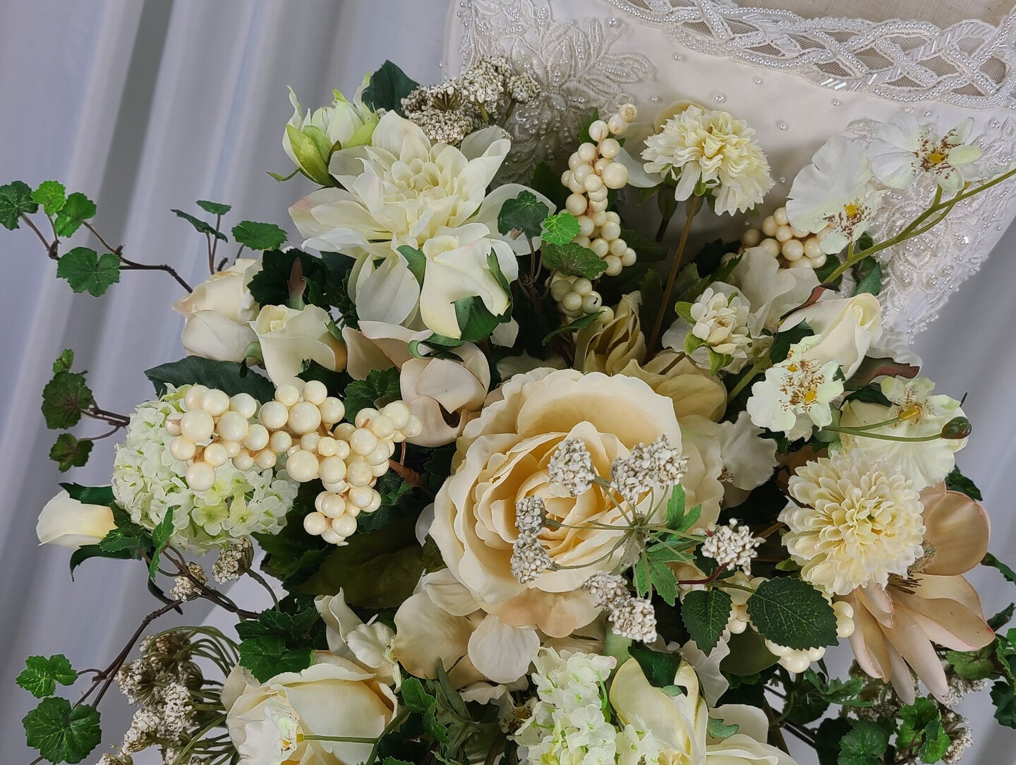 Wildflower Gatherer Garden Faux Flower Wedding Bouquet