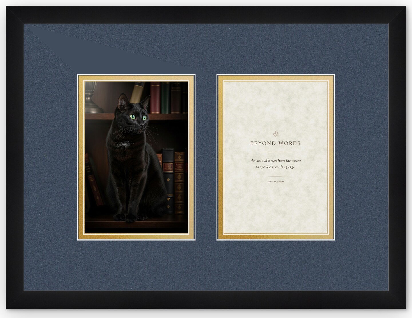 CustomPictureFrames.com Pet Memorial Frame - Multiple Sizes Made in the USA