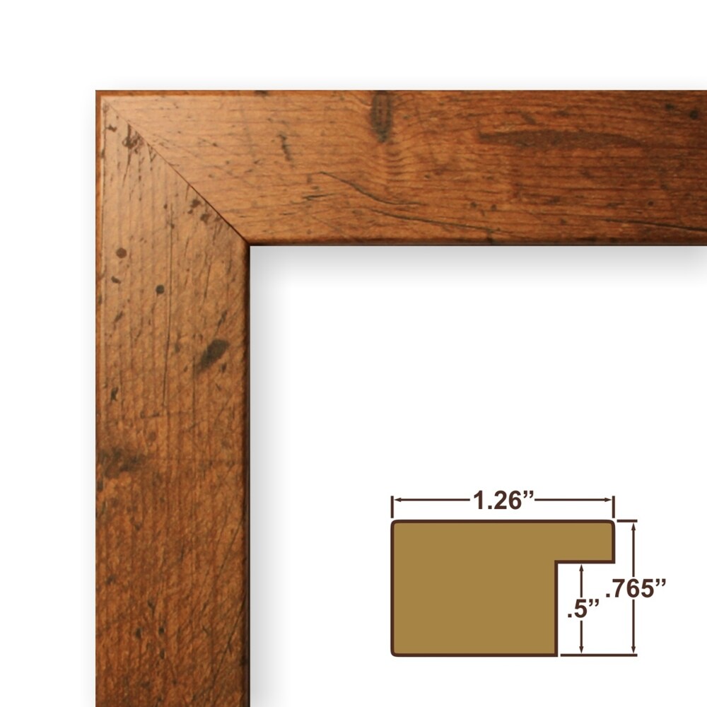 Bauhaus 125 1.25&#x22;, Light Walnut Picture Frame by wallsthatspeak