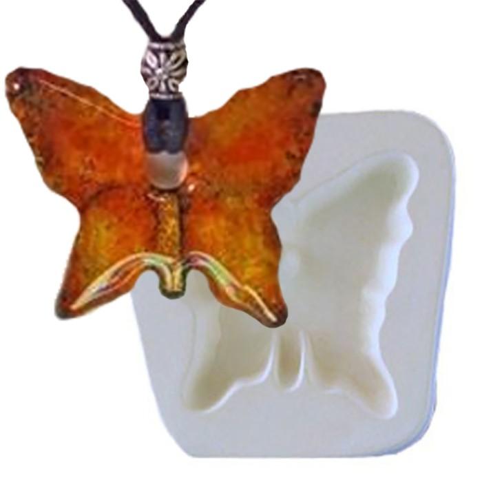 O.D.3.75"x 3.5 D.1.5"Butterfly Frit Casting Mold Glass Fusing.Finished 2.75"x 2.5