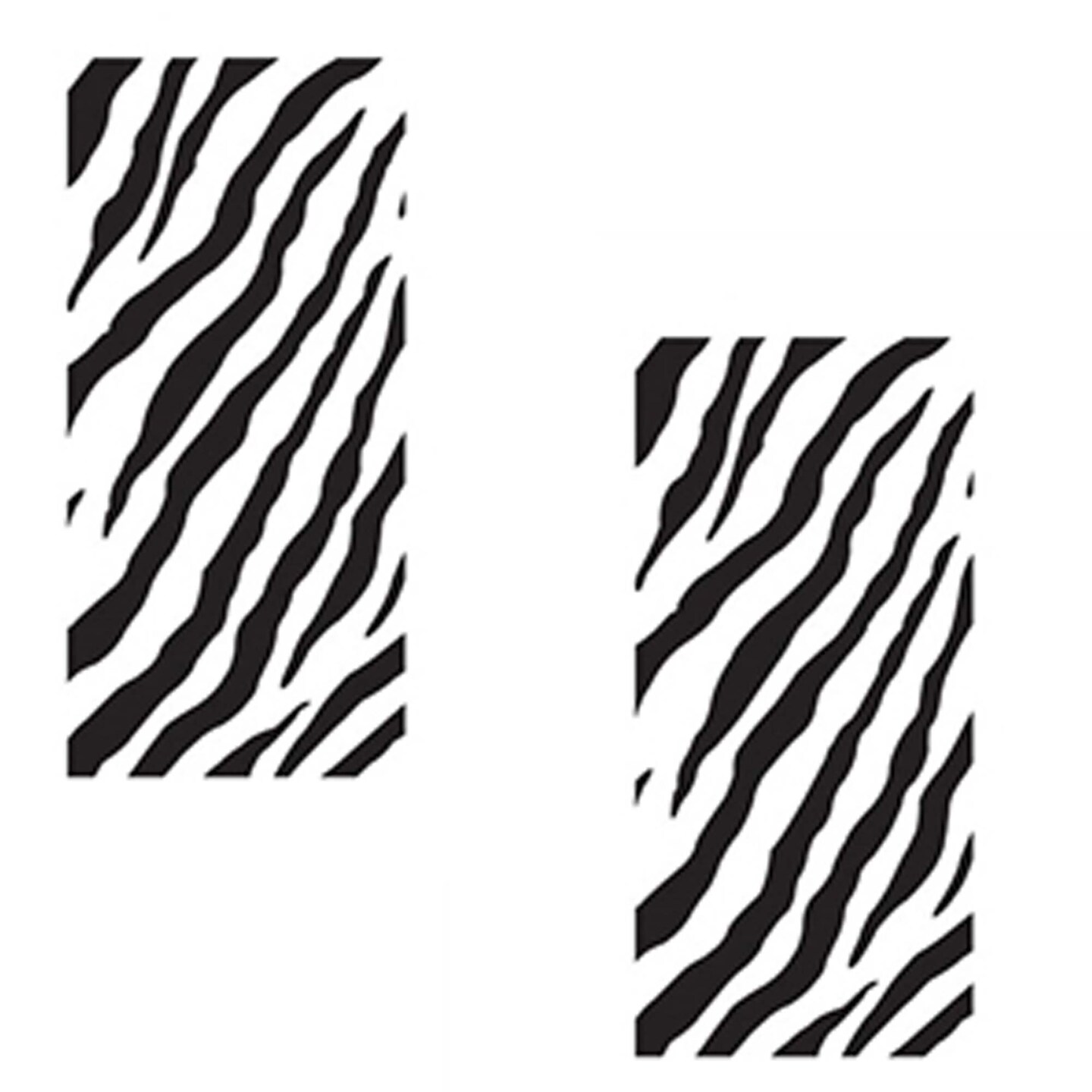 Large Zebra Stripe Favor Bags 20 Pack