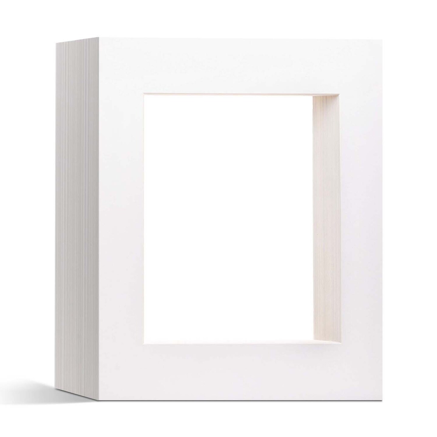 iFrame Pre-Cut White Picture Mats With Light Cream Bevel Cut For Photo And Frames | Mats Only | Acid Free Material | Made In USA (Pack of 50)