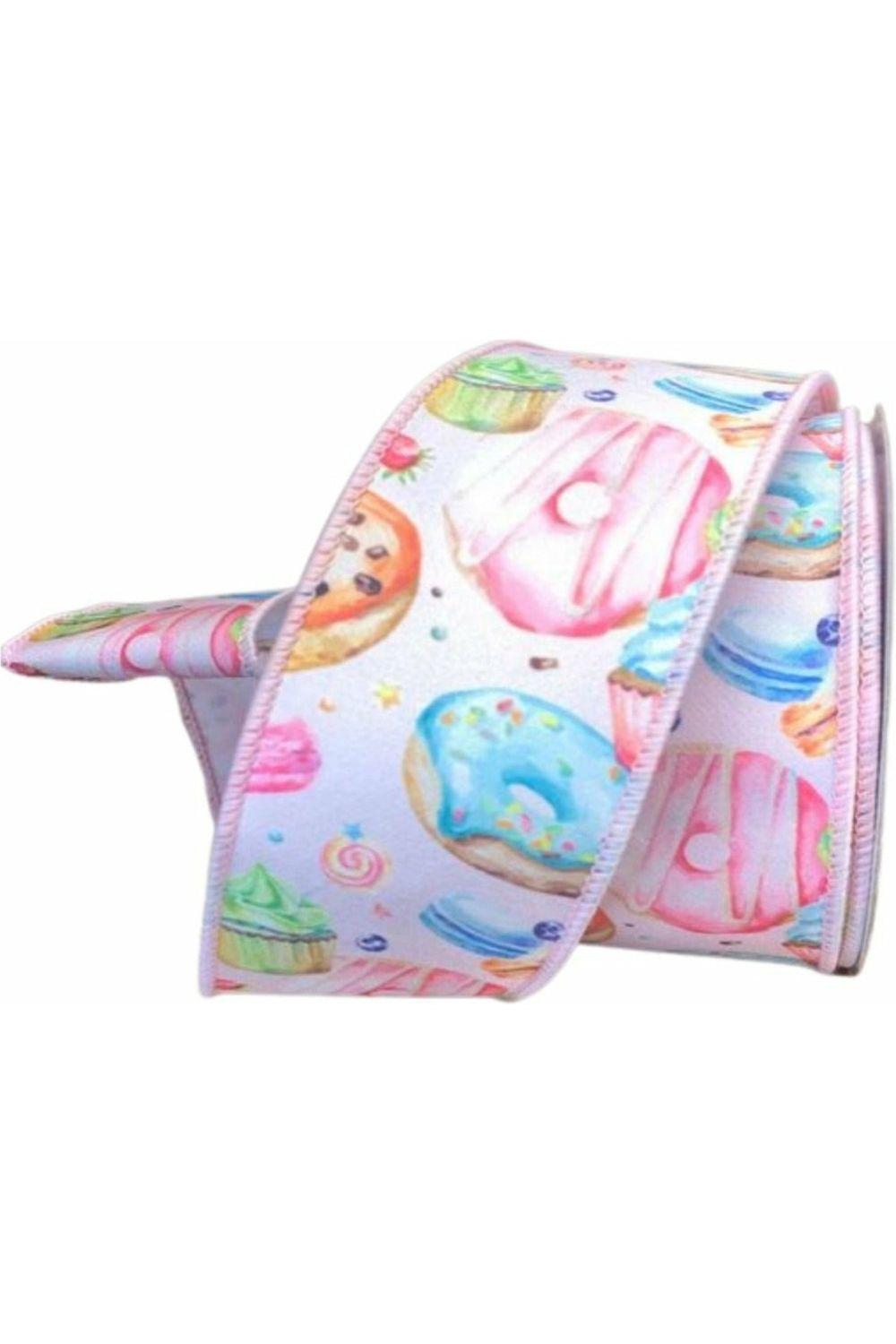 2.5&#x22; Pastel Pastries Ribbon: Pink