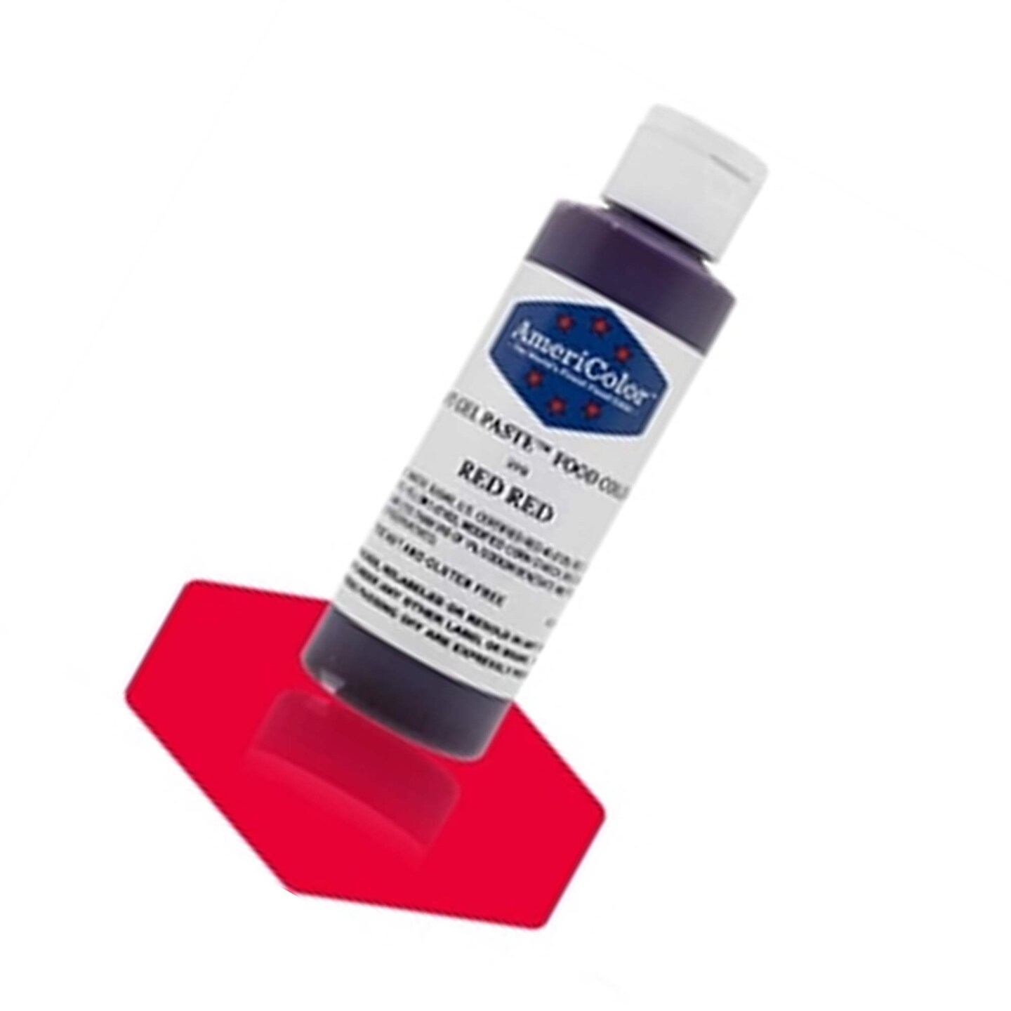 Red Red Soft Gel Food Color AmeriColor 4.5 Ounces