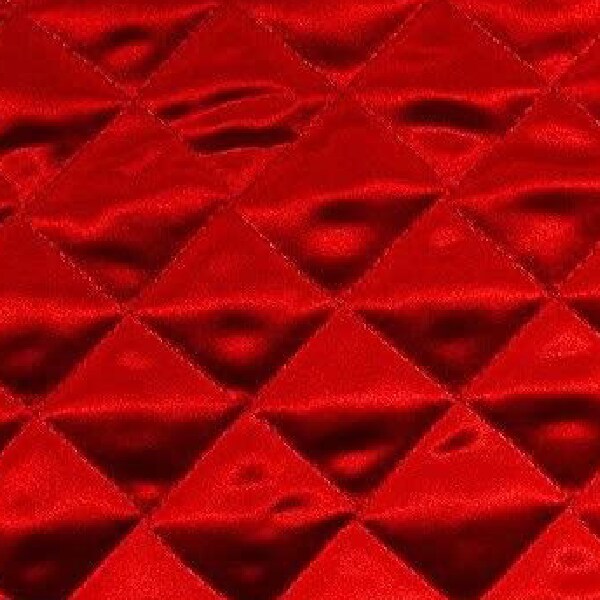 1 Yard Quilted Padded Fabric 60″ Wide 100% Polyester with Diamond Pattern for Jackets, Bags & Home Decor