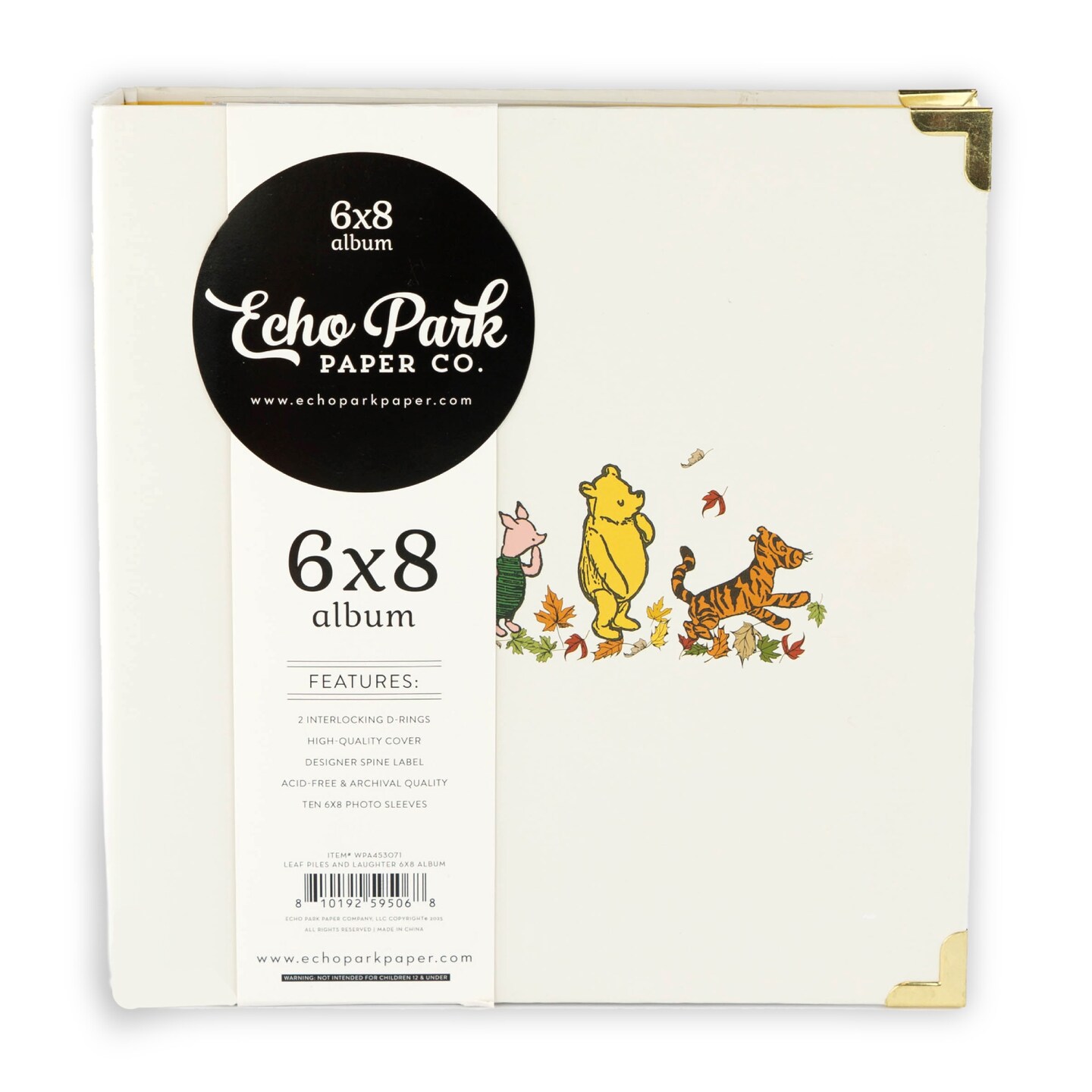 Winnie The Pooh Autumn Album 6&#x22;X8&#x22;-Leaf Piles And Laughter