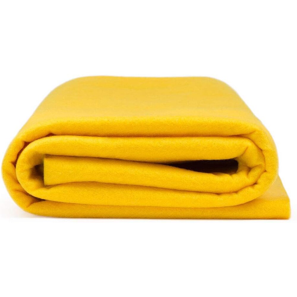 1 Yard 72″ Wide Thick Craft DIY Arts Crafts Decorations Sewing Yellow Acrylic Felt Fabric Soft Durable 1.6mm