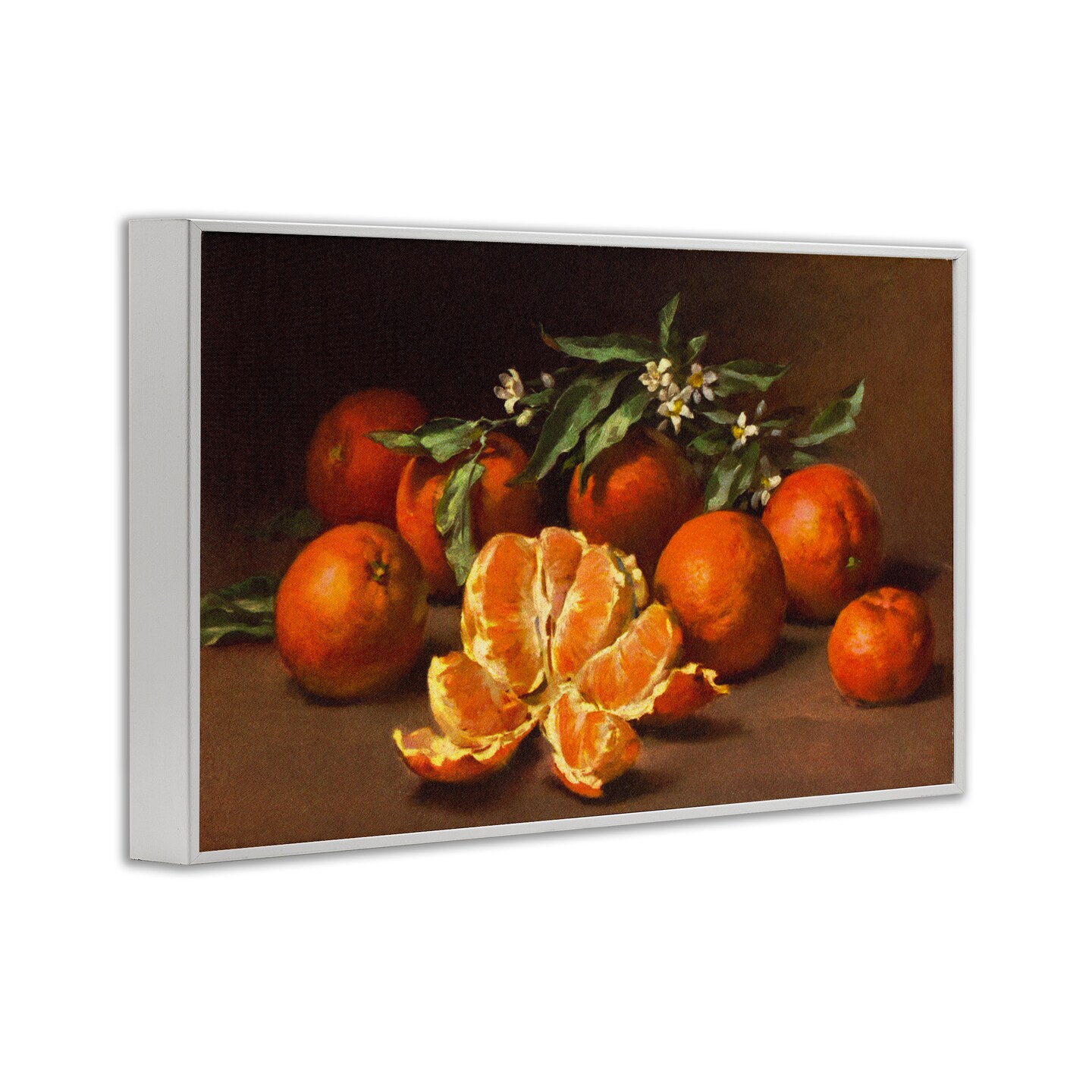Stupell Industries Peeled Oranges Still Life Framed Giclee Wall Art Design by Tina Higgins Designs, Inc.