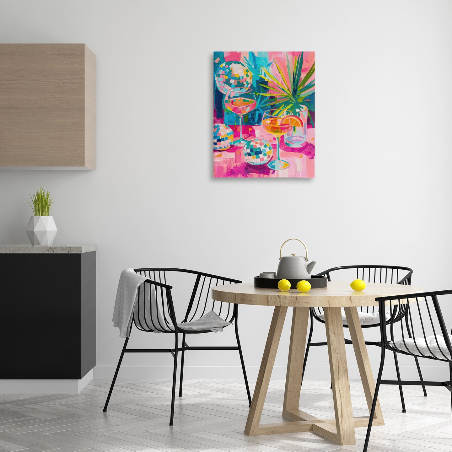 Stupell Industries Dazzling Disco Cocktails Canvas Wall Art Design by LSR Design Studio