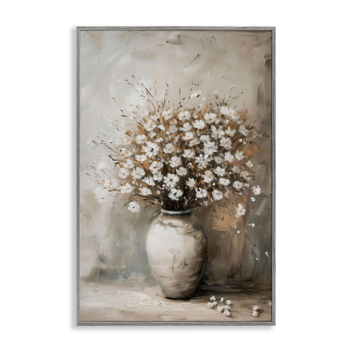 スティルライフ Stupell Industries Vintage Still Life Bouquet Framed Giclee