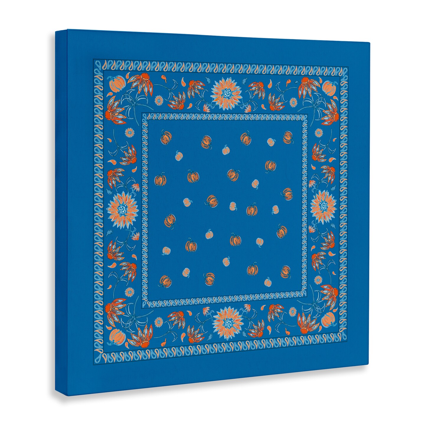Stupell Industries Blue Sky Harvest Pattern Canvas Wall Art Design by Safa Diab