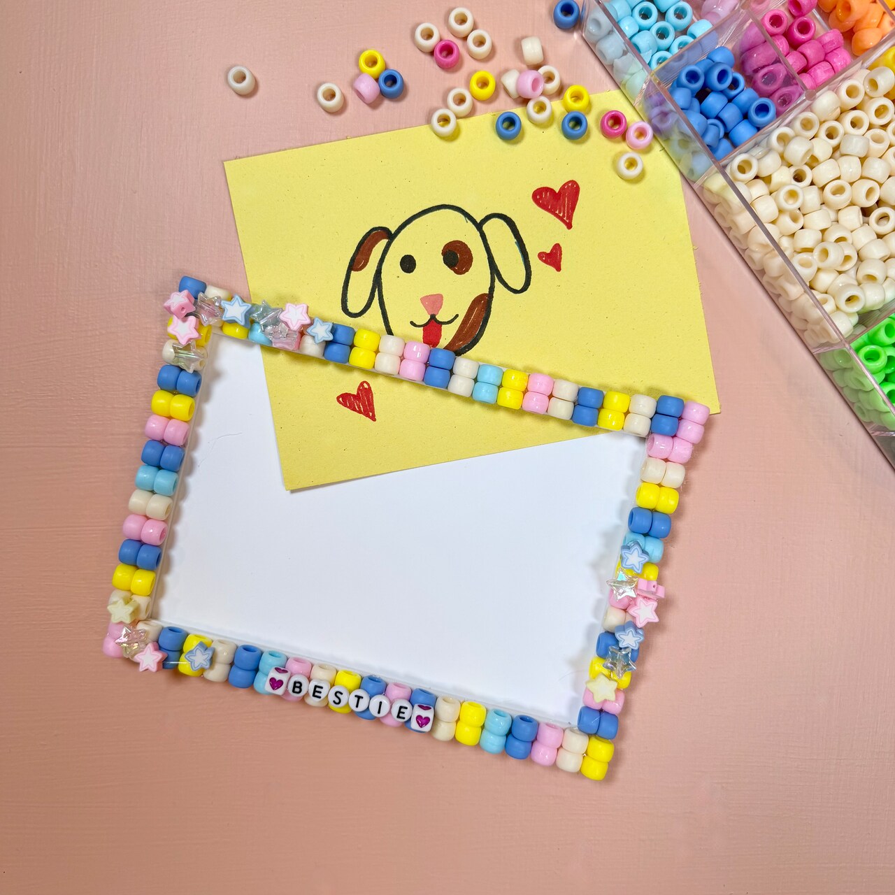 Kids Club: Personalized Beaded Photo Frames