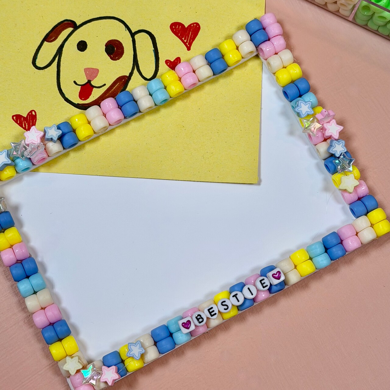Kids Club: Personalized Beaded Photo Frames
