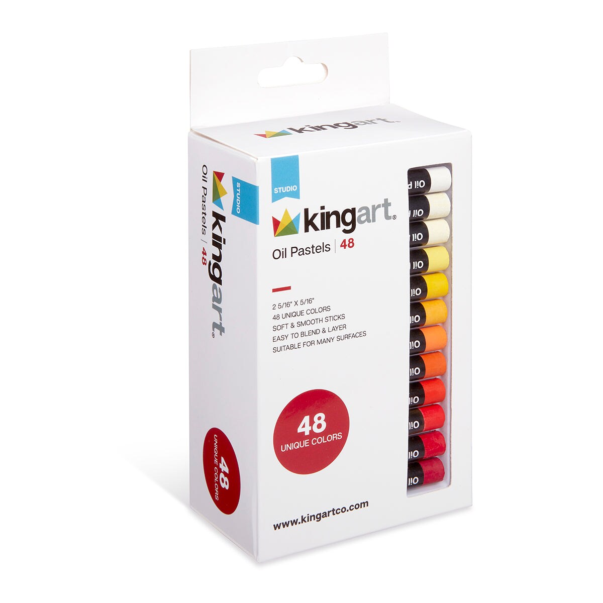 KINGART&#xAE; Oil Pastels 48 pc