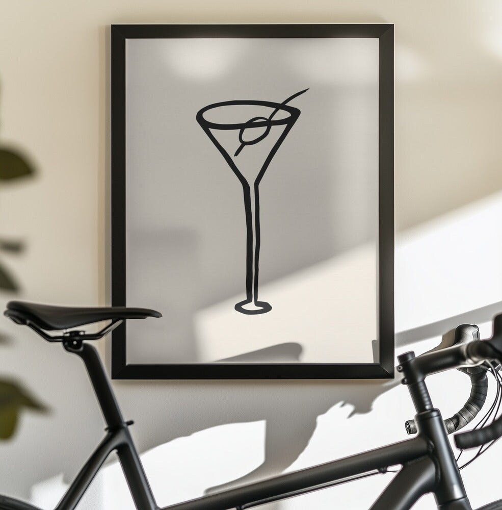 Shaken, Not Stirred - Pictufy Studio 24x36 Black Framed Art | Home or Office Art